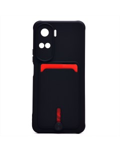 Чехол накладка SC304 для смартфона Huawei Honor 90 lite пластик силикон черный 225726 Activ