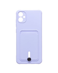 Чехол накладка SC304 для смартфона Samsung SM A055 Galaxy A05 пластик силикон светло фиолетовый 2239 Activ