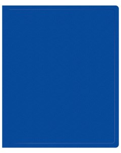 Папка на кольцах пластик синий ECB0430 2RBLUE Buro