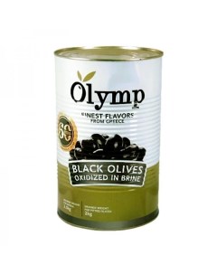 Маслины черные оксидированные без косточки в рассоле 2 кг Olymp
