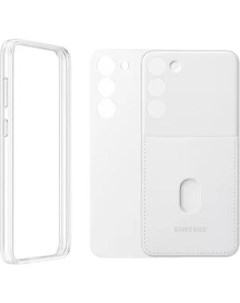 Чехол для Galaxy S23 Frame Case белый EF MS916CWEGRU Samsung