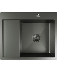 Кухонная мойка Pro 60х50 правая черный графит 4610211009455 Mixline