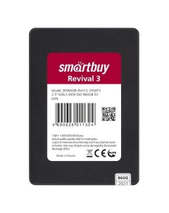 SSD накопитель Smartbuy Revival 3 960GB TLC SATA3 SB960GB RVVL3 25SAT3 Revival 3 960GB TLC SATA3 SB9