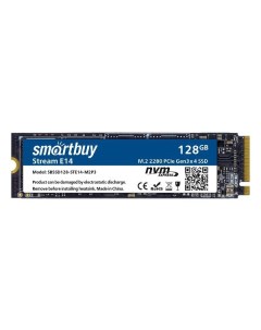 SSD накопитель Smartbuy Stream E14 128GB TLC NVMe PCIe3 SBSSD128 STE14 M2 Stream E14 128GB TLC NVMe 