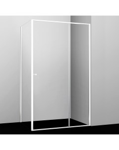 Душевой уголок Rhin 44S15 1100х900х2000 прозрачное стекло профиль белый Wasserkraft