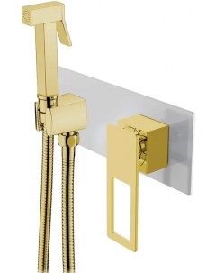 Гигиенический душ Q 147 CRG со смесителем хром золотой Boheme
