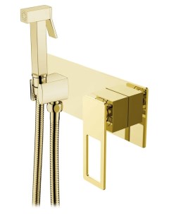 Гигиенический душ Q 147 GG со смесителем золотой Boheme