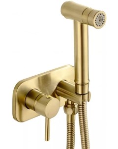 Гигиенический душ Pura GL215 со смесителем золотой матовый Feramolli