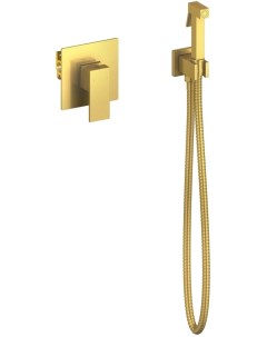 Гигиенический душ Selene 2089 17SM со смесителем золотой матовый Timo