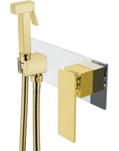 Гигиенический душ Q 147 CRG 2 со смесителем хром золотой Boheme