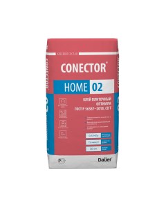 Клей для плитки Conector home 02 25 кг Dauer