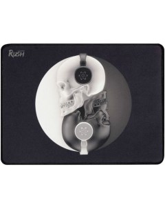 Коврик для мыши Rush Yin Yang M черный рисунок резина ткань 360х270х3мм Smartbuy
