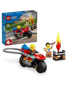 Конструктор City 60410 Мотоцикл пожарно спасательных служб Lego