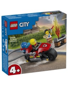 Конструктор City 60410 Мотоцикл пожарно спасательных служб Lego