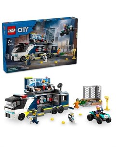 Конструктор City 60418 Полицейский передвижной грузовик криминалистической лаборатории Lego