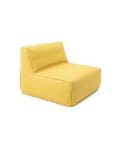 Модульное кресло в плотной рогожке Желтый 90 90 Kreslo