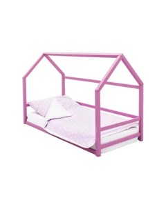 Детская кровать домик Монтессори Розовый Бельмарко