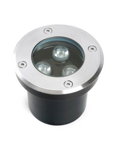 Светодиодный светильник тротуарный грунтовый SP2801 3W AC 12 24V низковольтный 4000К черный 100 H80m Feron