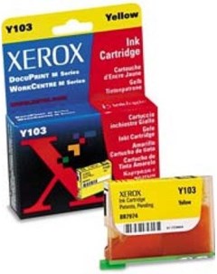 Картридж струйный 008R07974 желтый оригинальный для M750 M760 Xerox