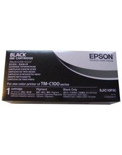 Картридж струйный SJIC9P C33S020411 черный оригинальный для TM C100 Epson