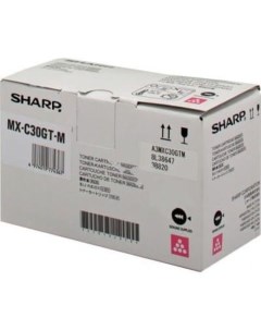 Картридж лазерный MXC30GTM пурпурный 6000 страниц оригинальный для MXC300 MXC30 Sharp