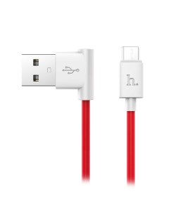 Кабель USB Micro USB угловой 2 1A 1 2м красный UMP10 73275 Hoco