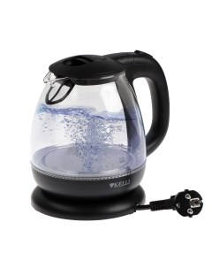 Электрический чайник 1370 черный прозрачный Kelli