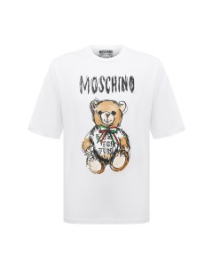 Хлопковая футболка Moschino