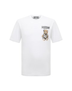 Хлопковая футболка Moschino