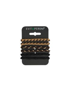 Резинки для волос в наборе коричневый детские Evita peroni