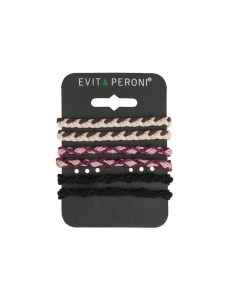 Резинки для волос в наборе бордовый детские Evita peroni