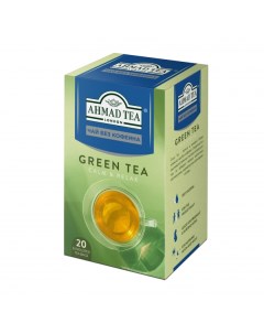 Чай зеленый без кофеина 20x1 5 г Ahmad tea