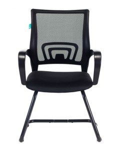 Кресло офисное CH 695N AV цвет черный TW 01 сиденье черное TW 11 сетка ткань полозья металл черный Бюрократ