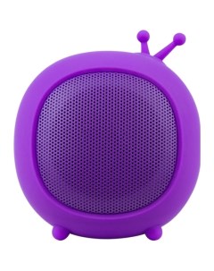 Портативная акустика 1 0 Mysound Telly Purple BT S092 BT TWS 3Вт 400 мАч microSD micro USB пурпурный Rombica