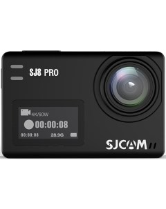 Экшн камера SJ8 PRO видео до 4K 60FPS Sony IMX377 цифровой 8 кратный зум 2 встроенных микрофона экра Sjcam