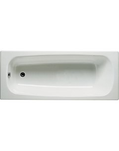 Чугунная ванна 170x70 см без противоскользящего покрытия Continental 21290100R Roca