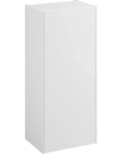 Шкаф одностворчатый 34 6x85 см белый глянец белый матовый L R Асти 1A262903AX2B0 Акватон
