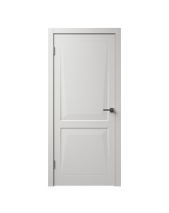 Дверь межкомнатная глухая с замком и петлями в комплекте Интеграл 70x200 см эмаль цвет белый Без бренда
