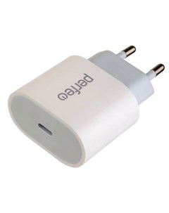 Зарядное устройство USB Type C White I4635 Perfeo