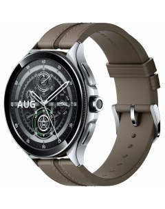 Умные часы Watch 2 Pro Silver Case with Brown Leather Strap M2234W1 BHR7216GL Xiaomi