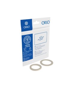 Ремкомплект для сифона 40 32 мм набор торцевых прокладок индивидуальная упаковка РКП 36 Orio