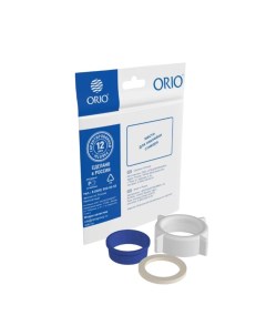 Ремкомплект для сифона 32 мм 1 1 4 гайка коническая и торцевая прокладки индивидуальная упаковка РКП Orio
