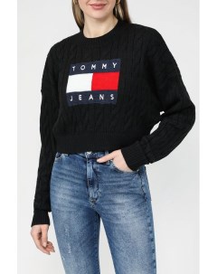 Джемпер с логотипом бренда Tommy jeans