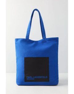 Холщовая сумка шоппер с логотипом KLJ Canvas Karl lagerfeld jeans