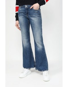 Джинсы с эффектом потертости расклешенные Tommy jeans