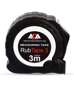 Рулетка измерительная RubTape 3 3м х 16мм с фиксатором А00155 Ada