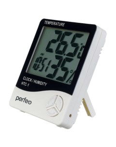 Метеостанция температура в помещении влажность в помещении белый Lein PF_C3643 Perfeo