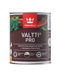 Антисептик Valtti Pro декоративный для дерева бесцветный 0 9 л Tikkurila