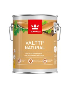 Антисептик Valtti Natural декоративный для дерева бесцветный 2 7 л Tikkurila