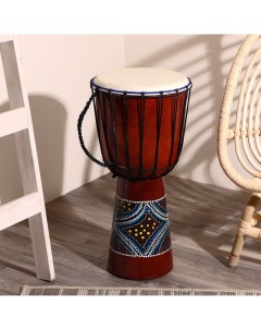 Музыкальный инструмент барабан джембе 60х21х21 см Nobrand